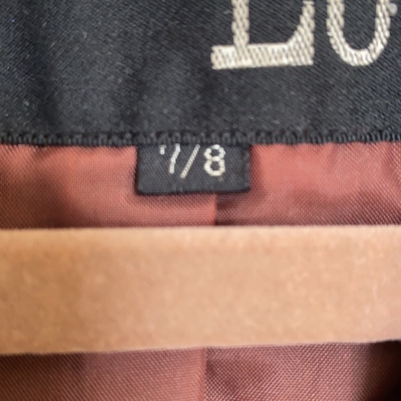 Leather Loft Jacket Beautiful Wine Size 7/8 - Picture 4 of 7